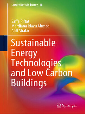 cover image of Sustainable Energy Technologies and Low Carbon Buildings
